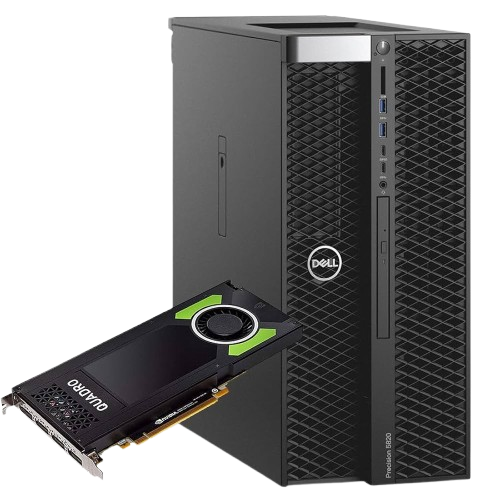 Dell Precision 5820 T5820 / W2125 / 16G RAM / 512GB NVME / K2200 